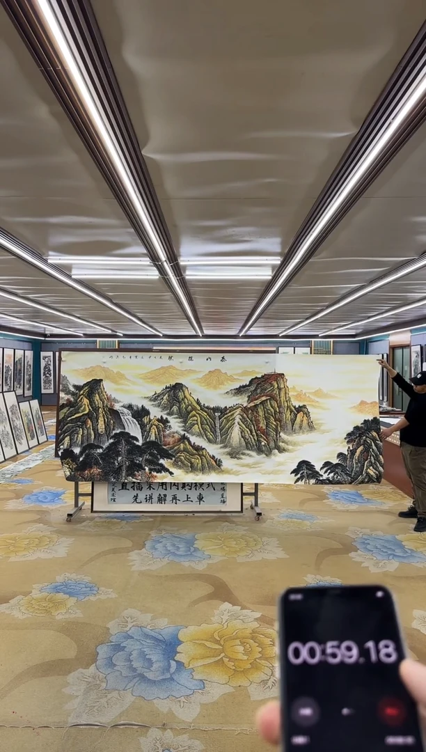 国画M王红兵-大丈二-山水国画