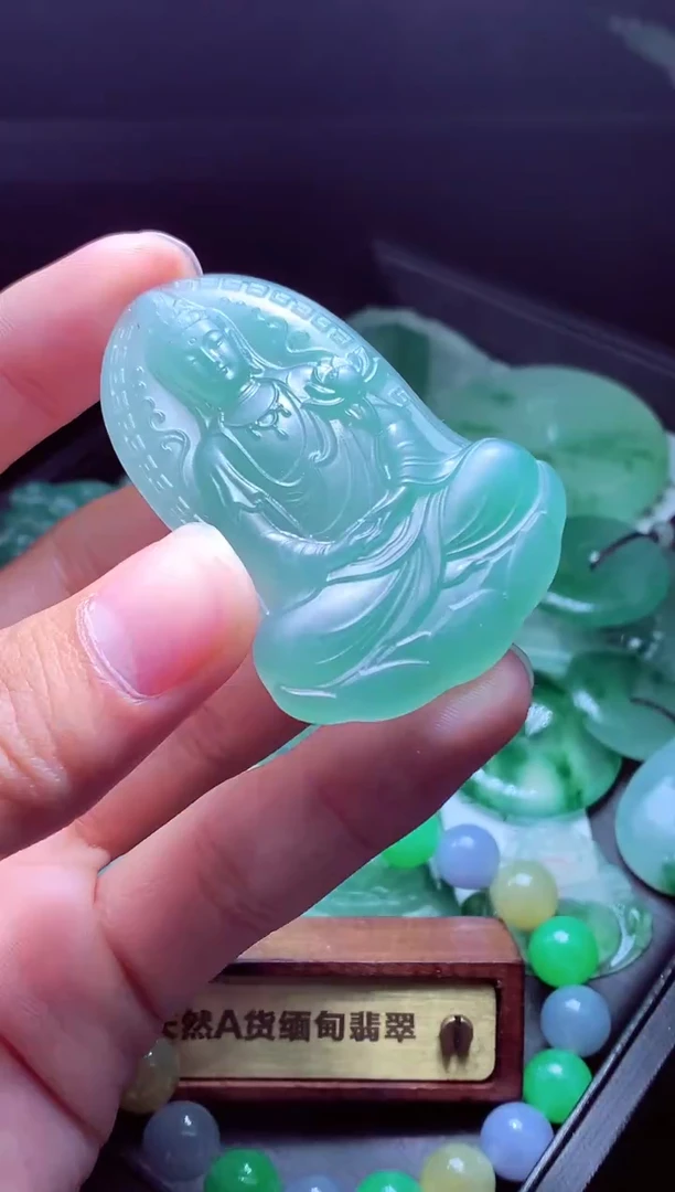 未镶嵌定制翡翠静*#毛货翡翠定制