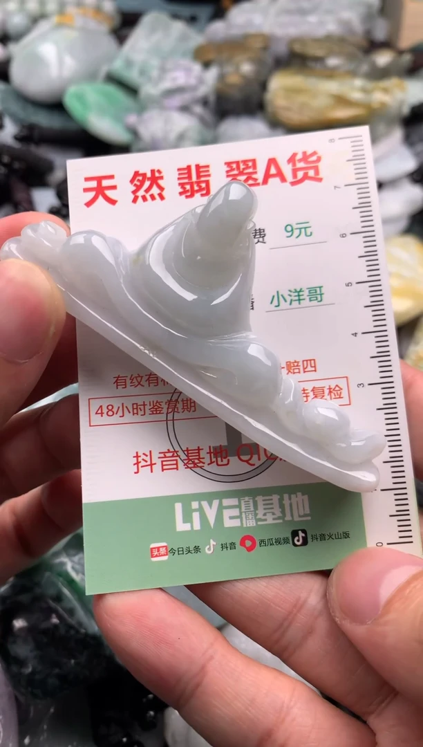 翡翠未镶嵌吊坠(不含链)1