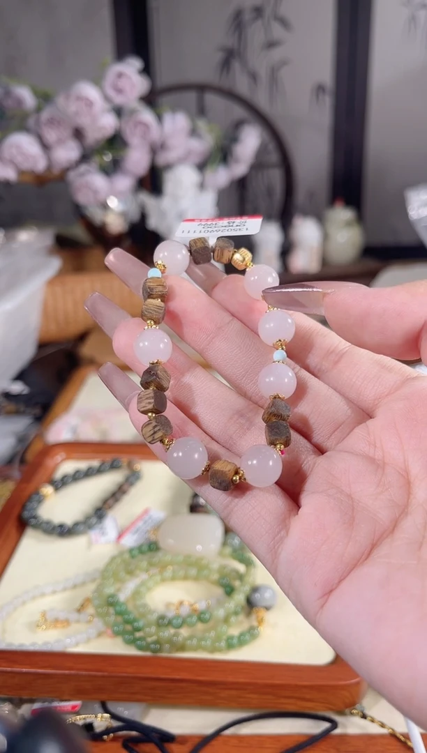 手链银S925镶嵌和田玉多样性发货其一孤品默认微瑕