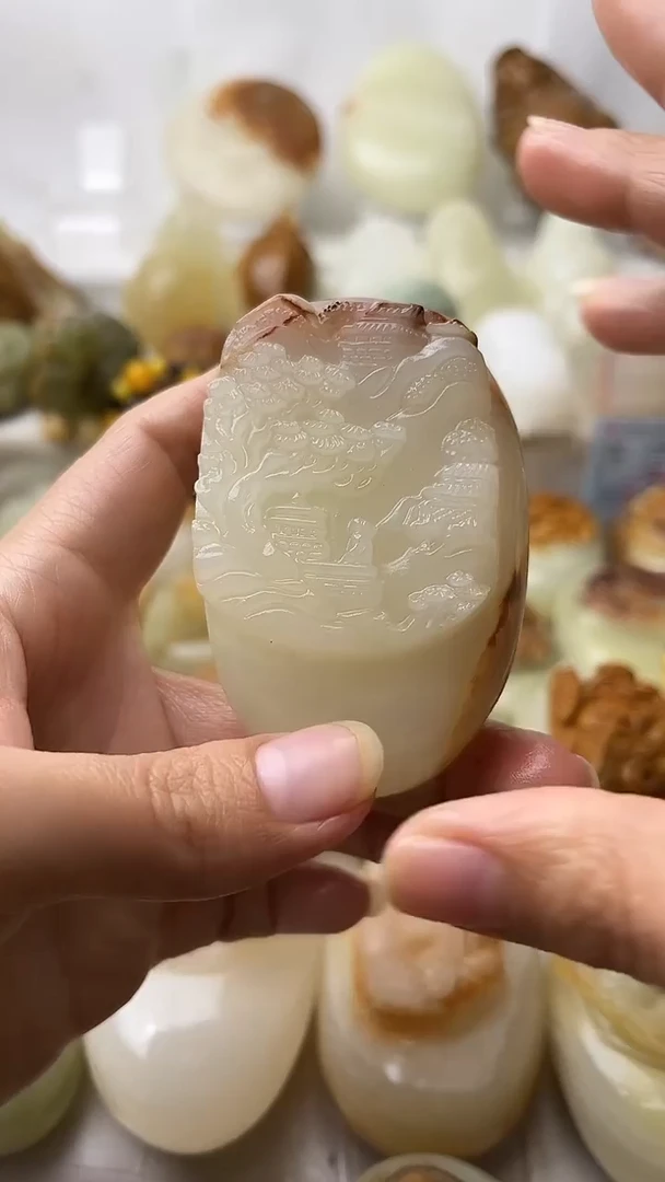 石材古青石棉纹正常不退换山水