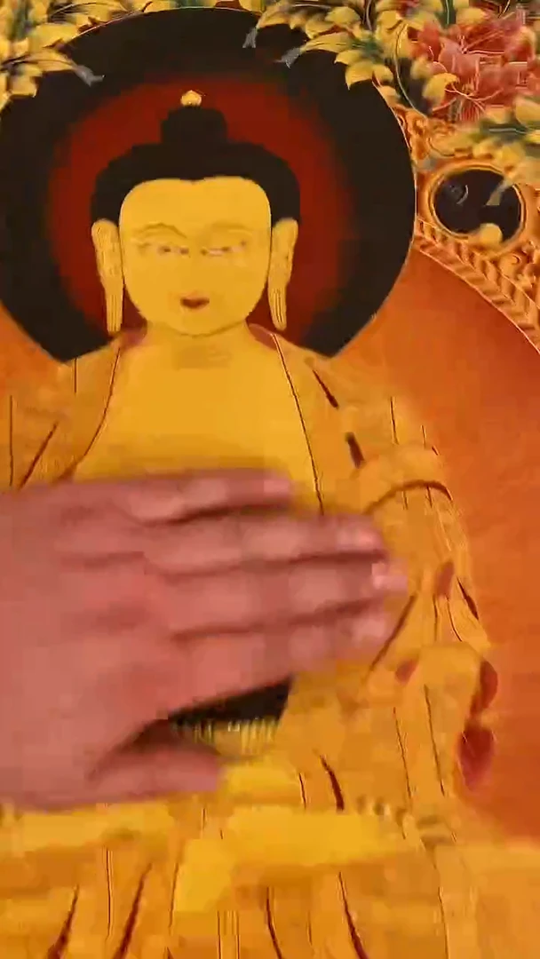 装裱画精美唐卡tk16075