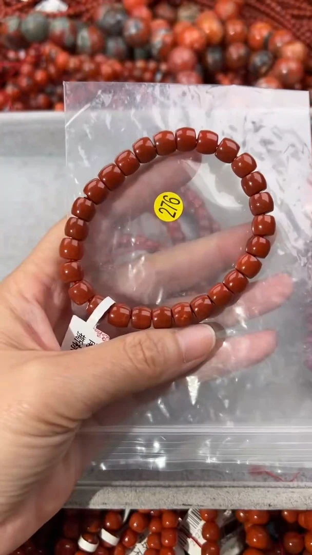 南红玛瑙手串未镶嵌8