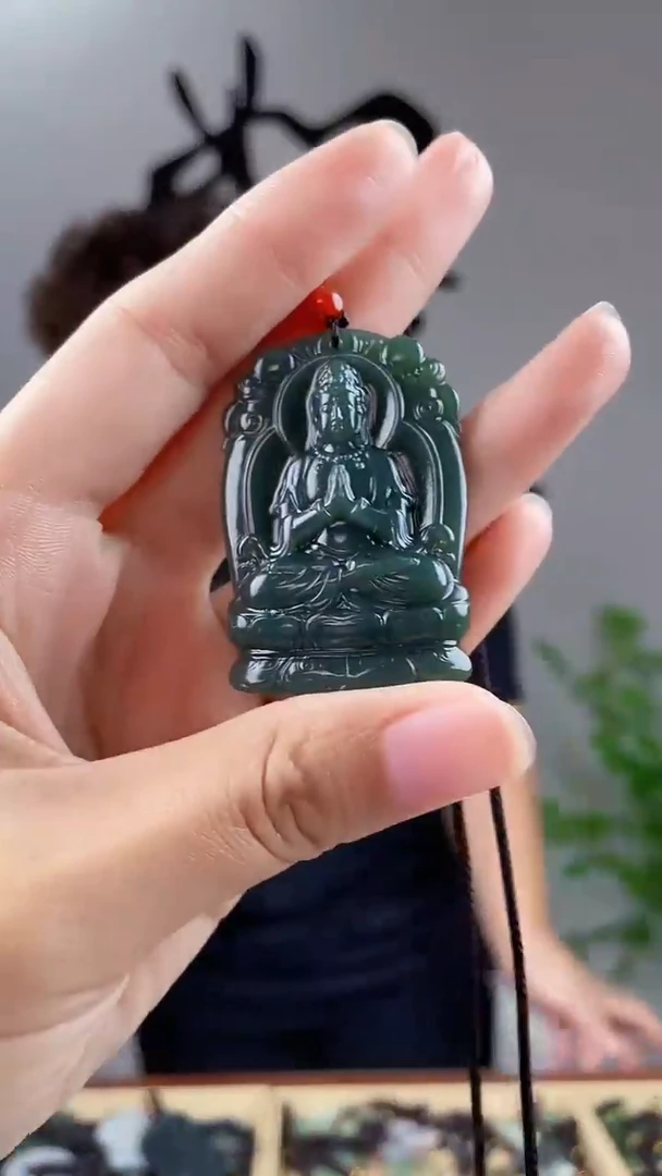 和田玉未镶嵌颈饰拍一发一，多样性发货