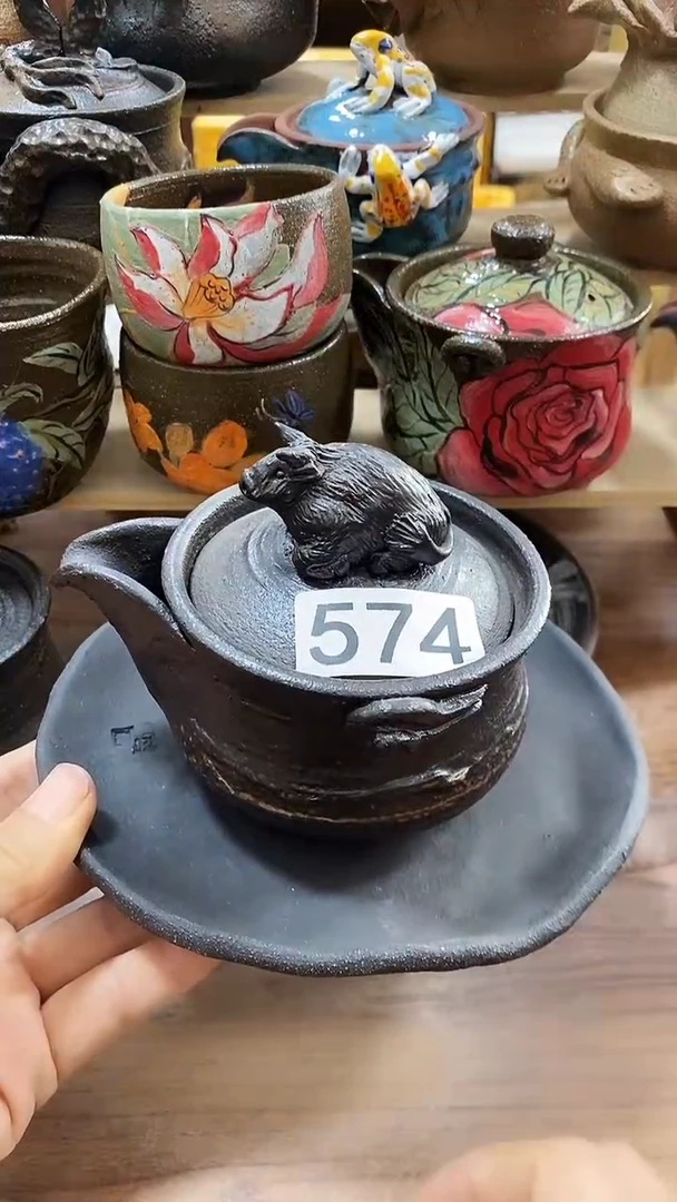 娇*虎爱砂陶艺手工制作