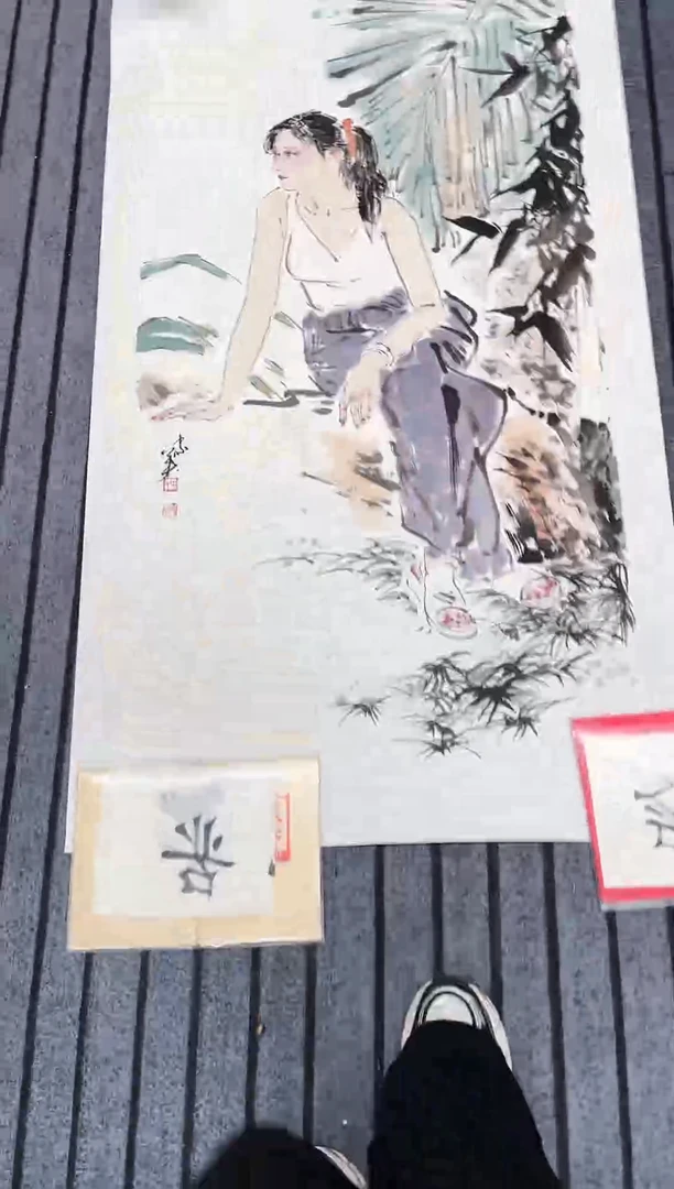 精品国画人物作品