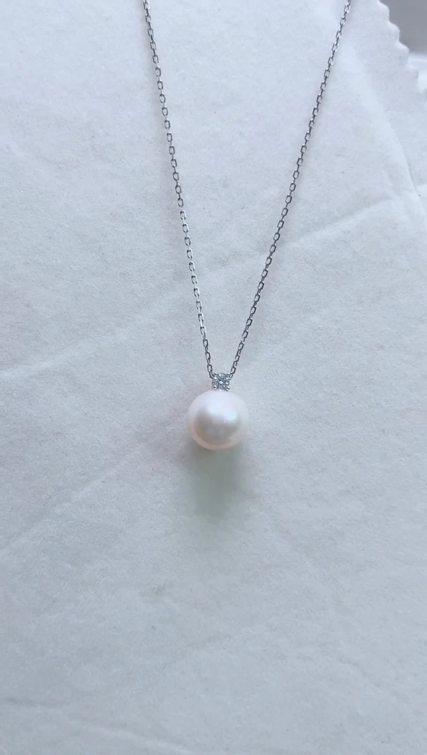 银S925镶嵌吊坠淡水珍珠多样性发一012099