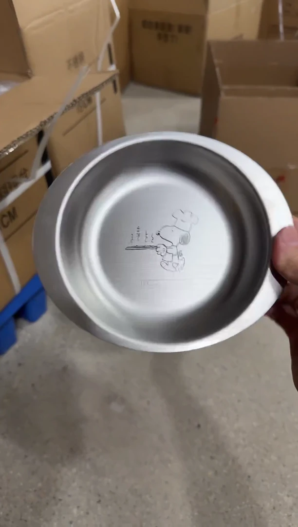 瓷片304不锈钢小盘厨师款