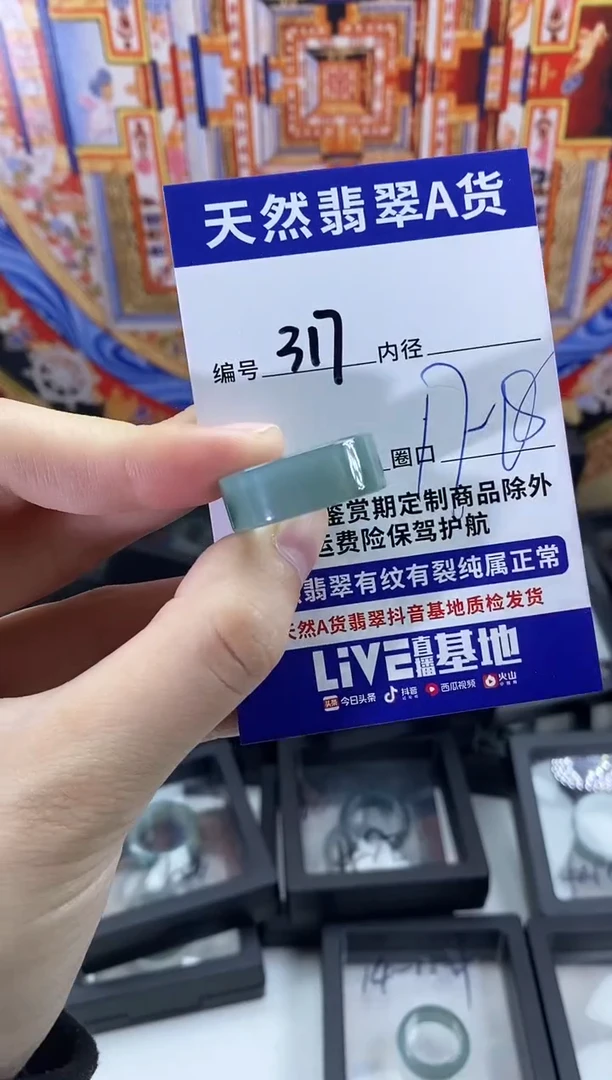 未镶嵌戒指翡翠317