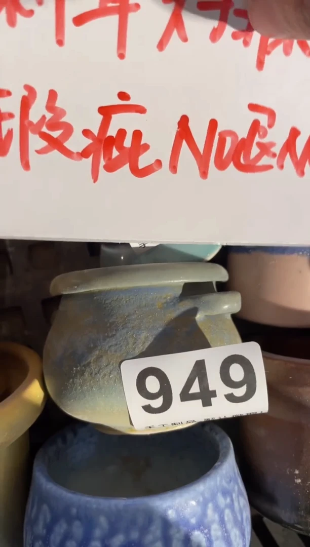 【闪购商品】摆件949瑕疵知木小芳花盆编号
