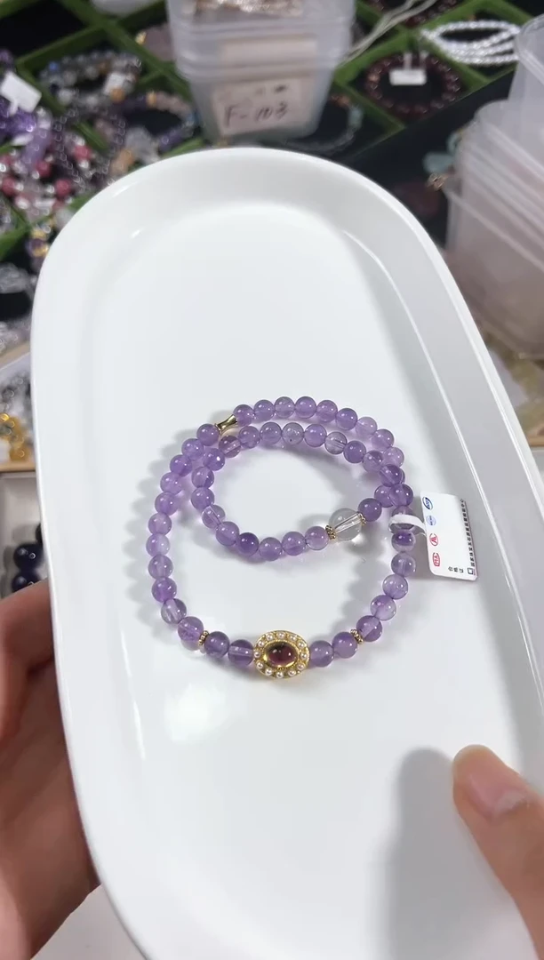 【闪购商品】水晶手链未镶嵌颜色微差多样性发货发其一