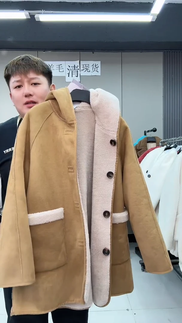 冬季女士100%羊毛外套福利011