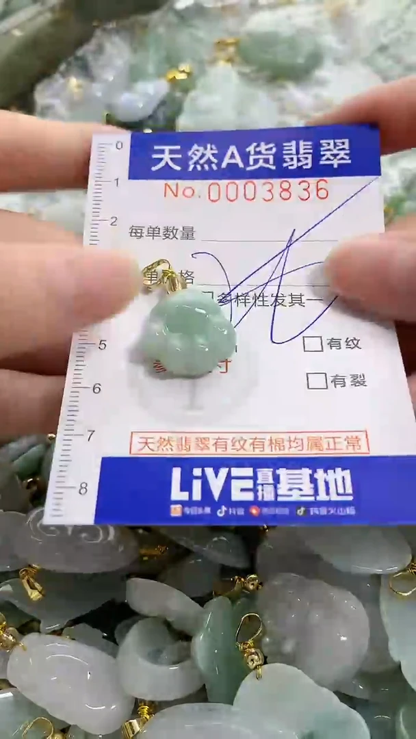 颈饰未镶嵌翡翠天然A货翡翠