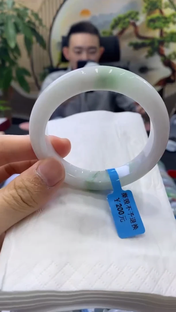 未镶嵌手镯翡翠7587