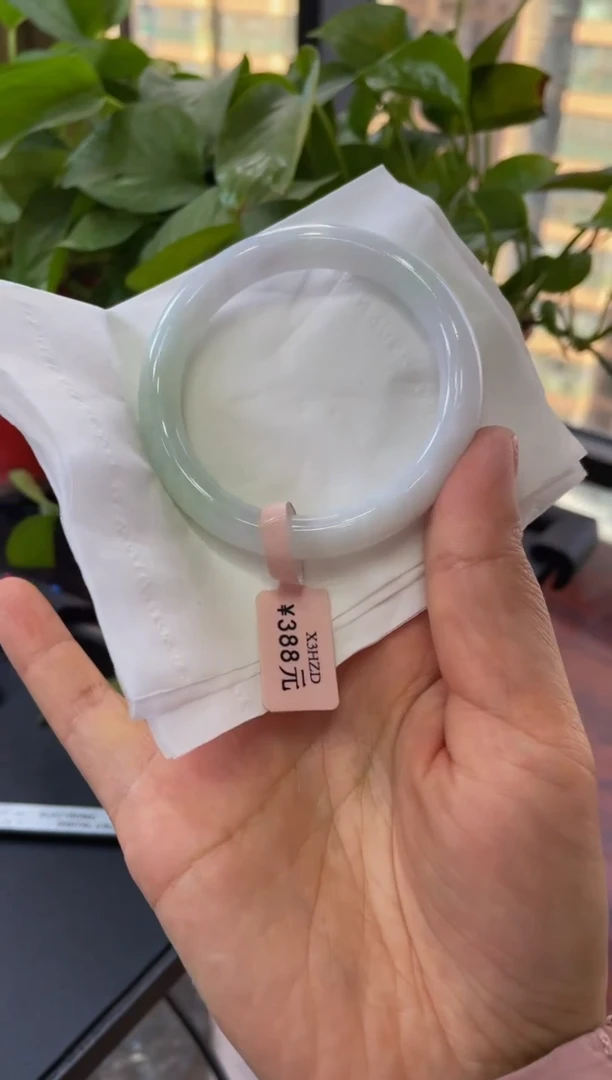 【闪购商品】翡翠手镯未镶嵌圈口54.4手镯12