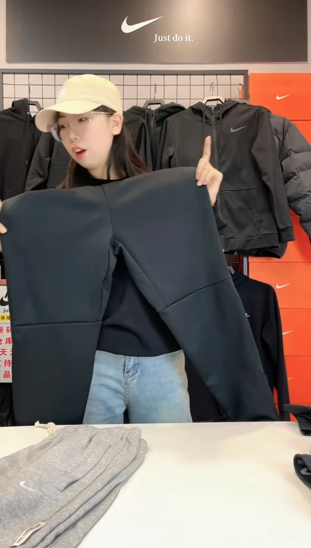 2123 华夫格子长裤L码130-150斤 不退换