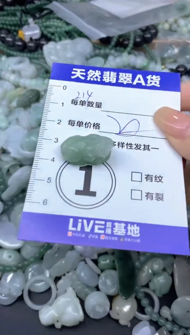 颈饰未镶嵌翡翠天然翡翠A货批量多样性发一件