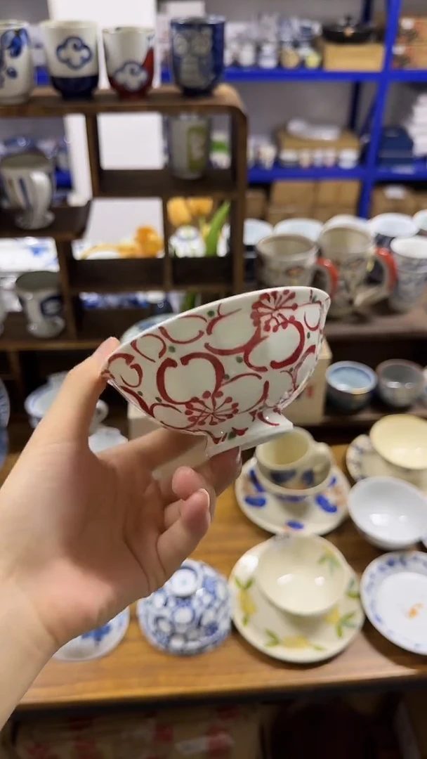 圆形日本进口陶瓷餐具 12厘米米饭碗