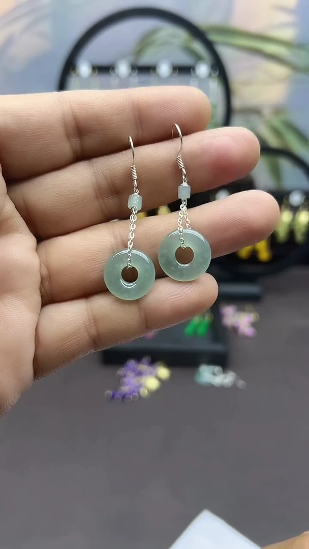 未镶嵌翡翠耳饰056