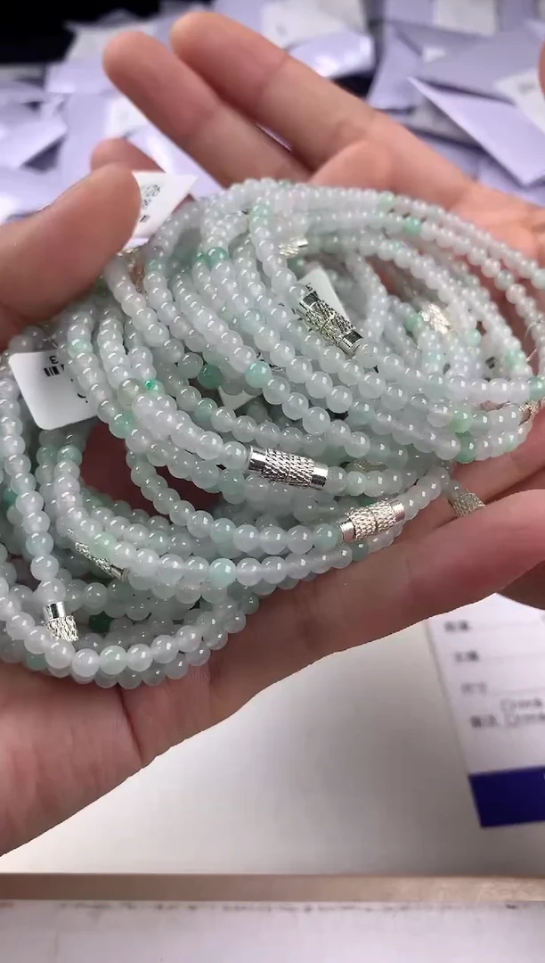 未镶嵌手串翡翠多样性发其一件10