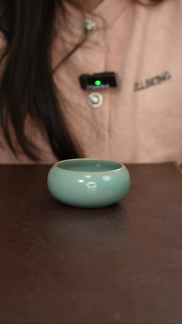 摆件陶原矿原釉汝宋汝瓷