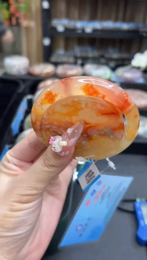 未镶嵌手镯石英质玉146(61圈赠送镯心)