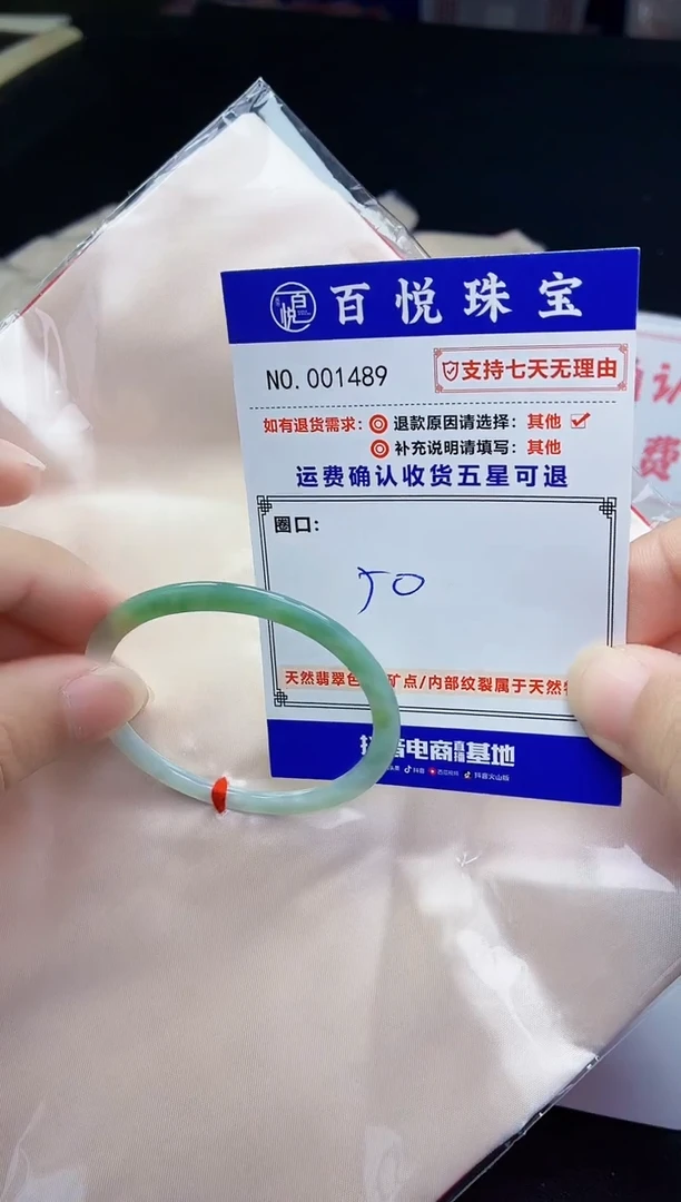 未镶嵌手镯翡翠手镯