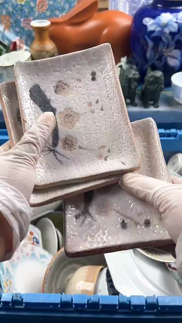 瓷片七**火英歌瓷器满19.9包邮