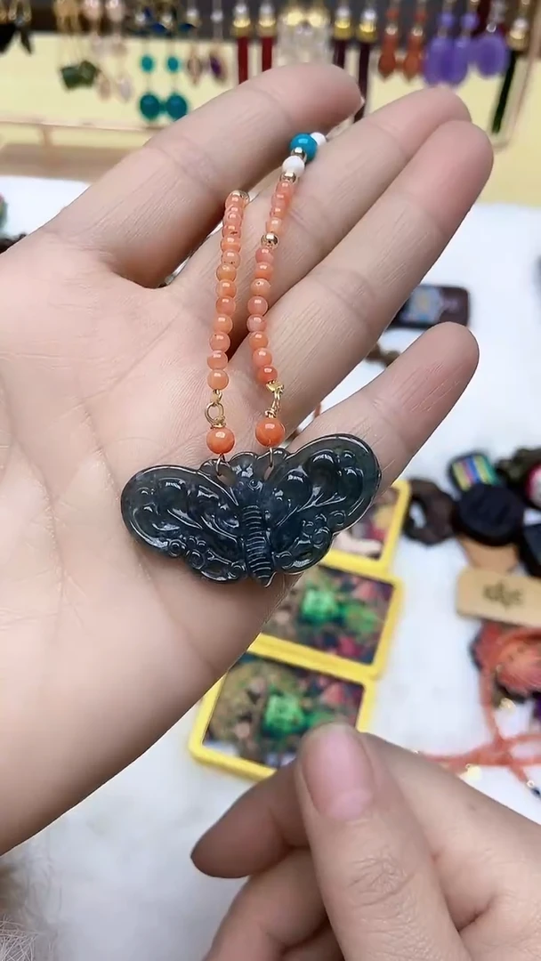 【闪购商品】翡翠颈饰未镶嵌A52DGGFFDGD