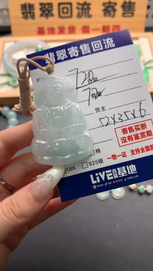 翡翠未镶嵌颈饰10138584