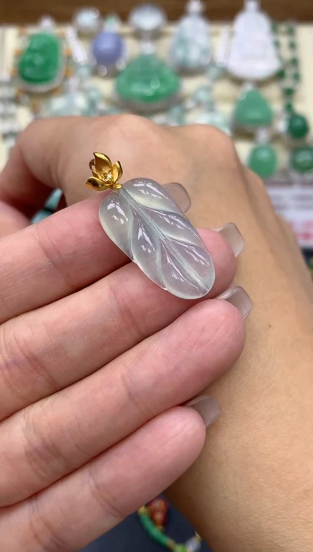 【闪购商品】翡翠颈饰18K金镶嵌271-中国好珍宝