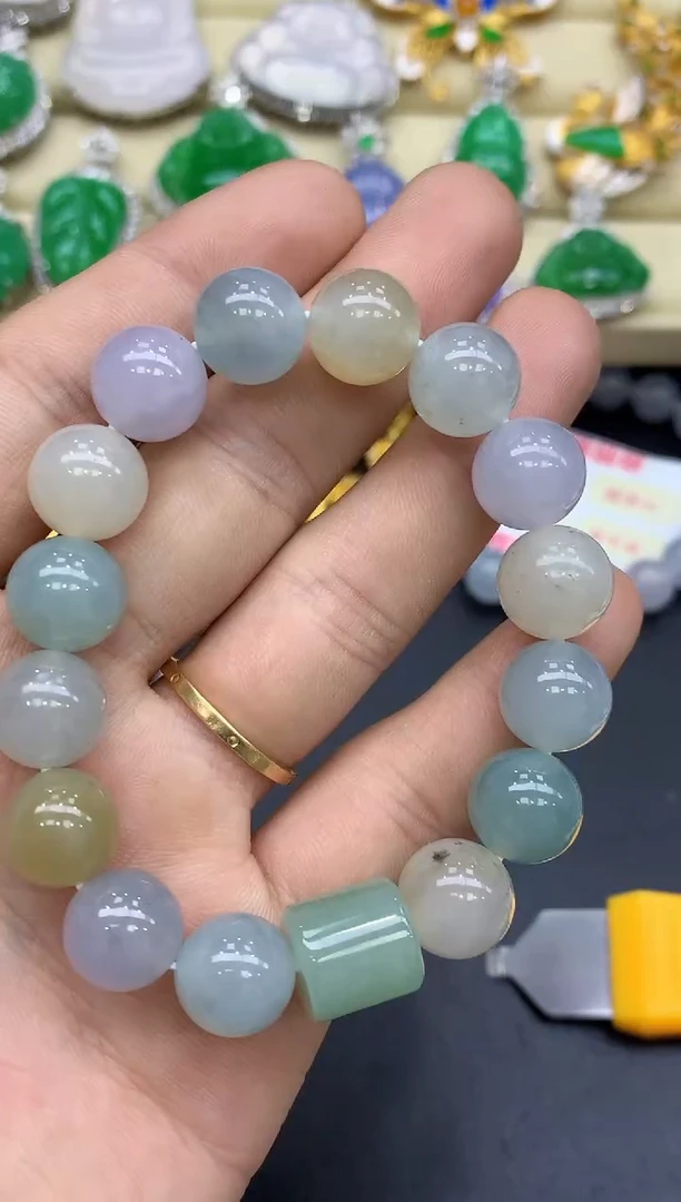 未镶嵌手串翡翠398-中国好珍宝