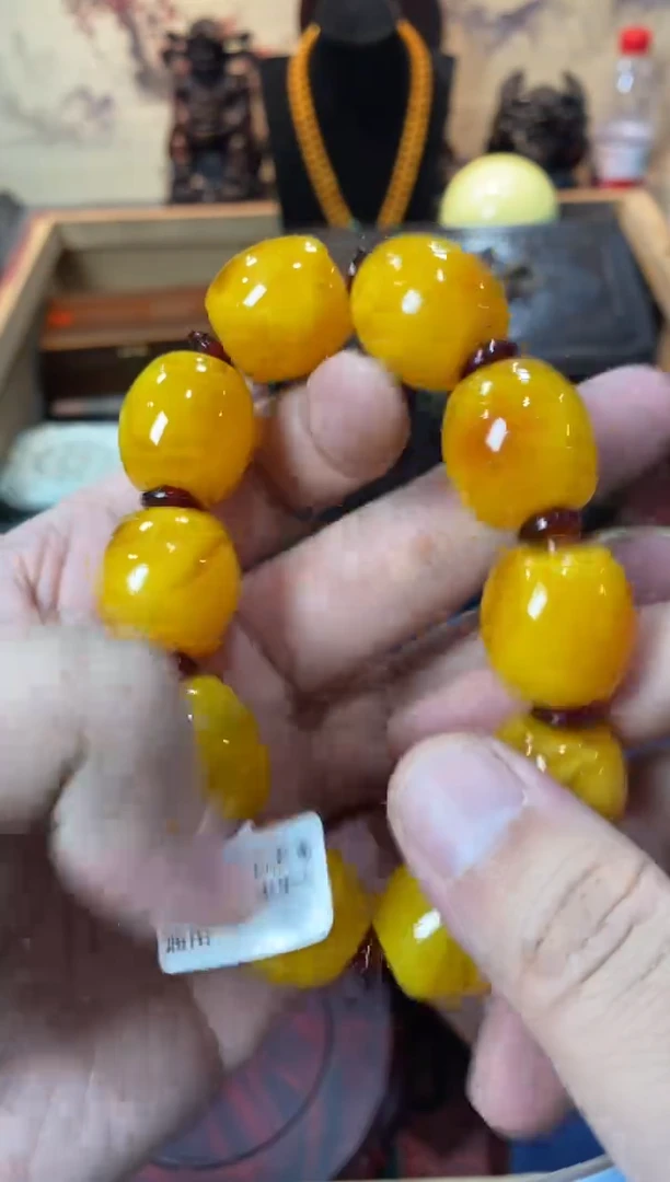 未镶嵌颈饰蜜蜡大桶珠直播推荐直播推荐