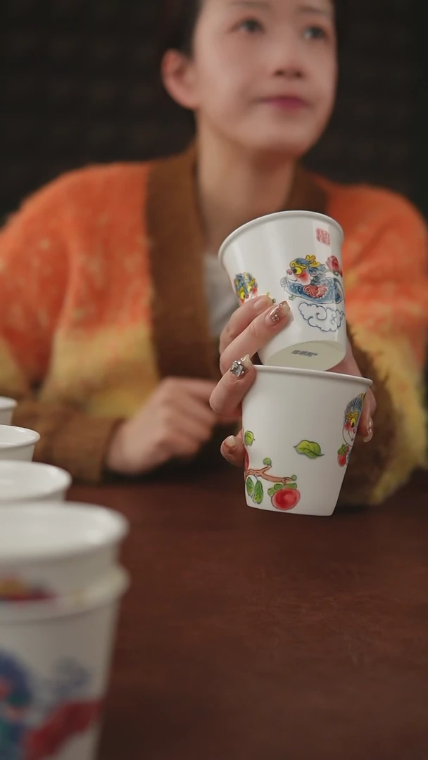 【闪购商品】拙明院 柿子可乐杯一对（福利）