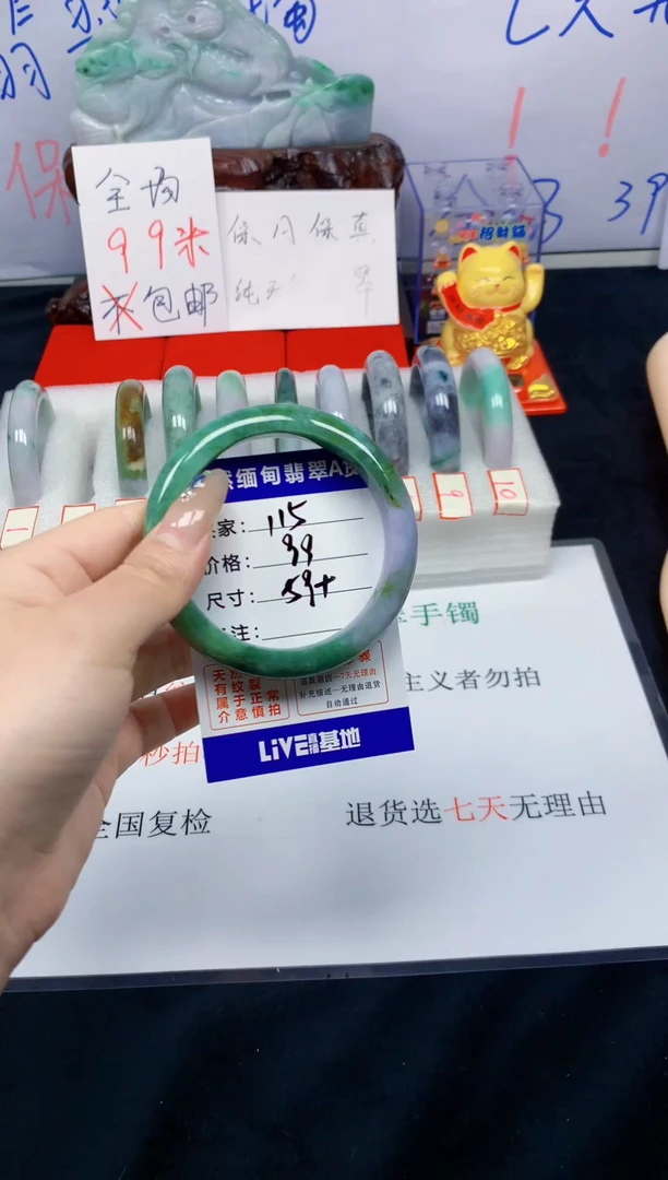 未镶嵌手镯翡翠115