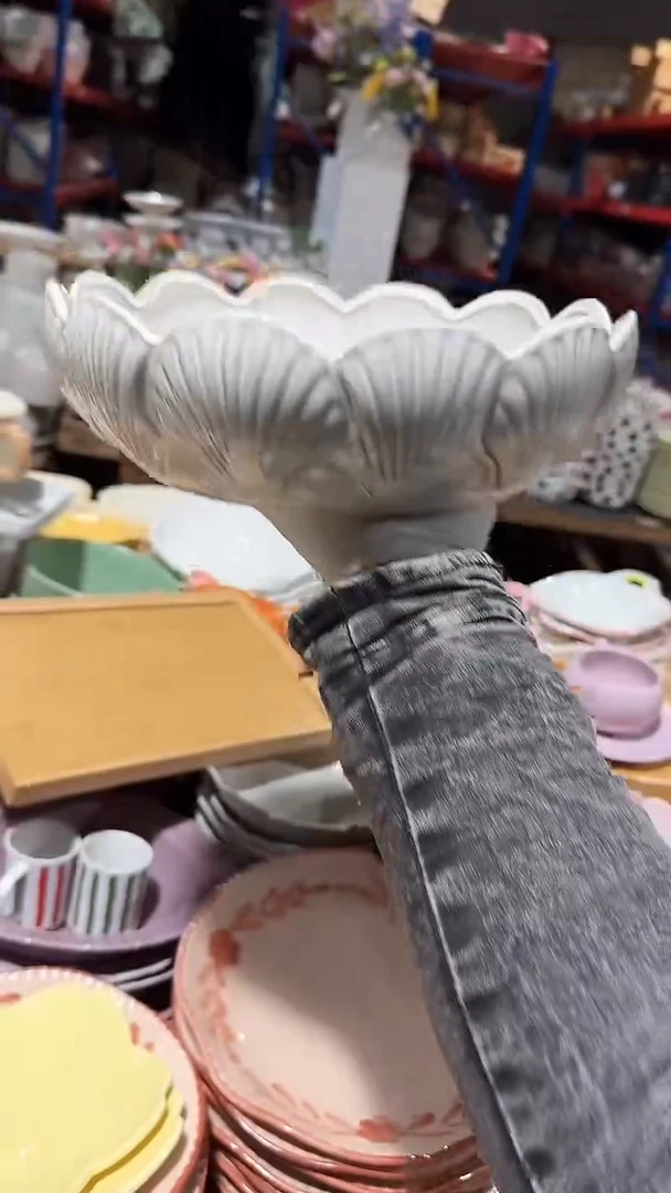 陶瓷贝壳汤碗微瑕 凑满20元包邮