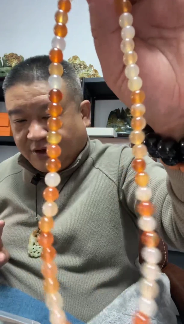 未镶嵌项链玛瑙/玉髓多宝项链妈妈链