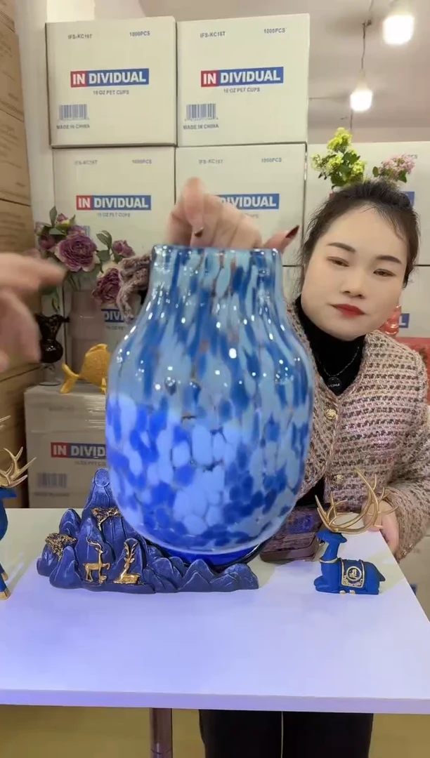 【闪购商品】无铅玻璃迪喜花器-m-早2