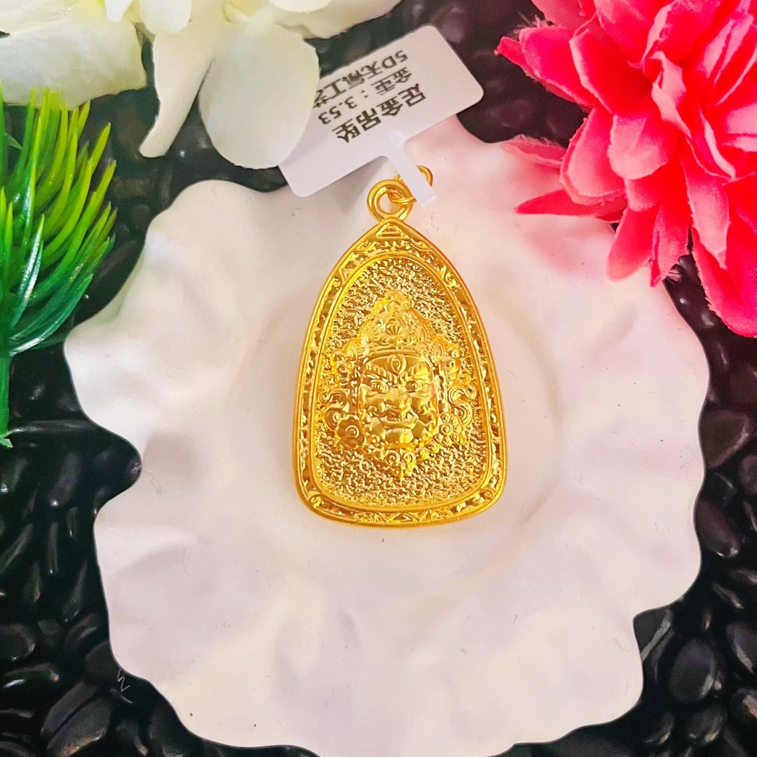 【小鹏黄金】足金999黄财神5D吊坠2.78 2.8 2.82 2.86