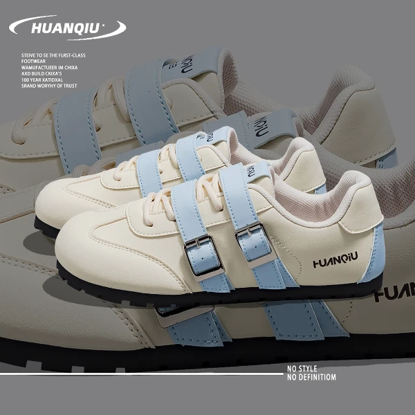 环球新款浅蓝色德训鞋女2025春季韩版小清新风舒适百搭轻便休闲鞋