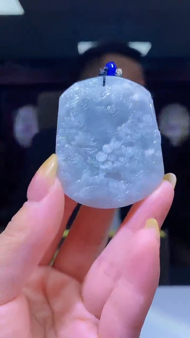 颈饰未镶嵌翡翠05/1114/W/山水