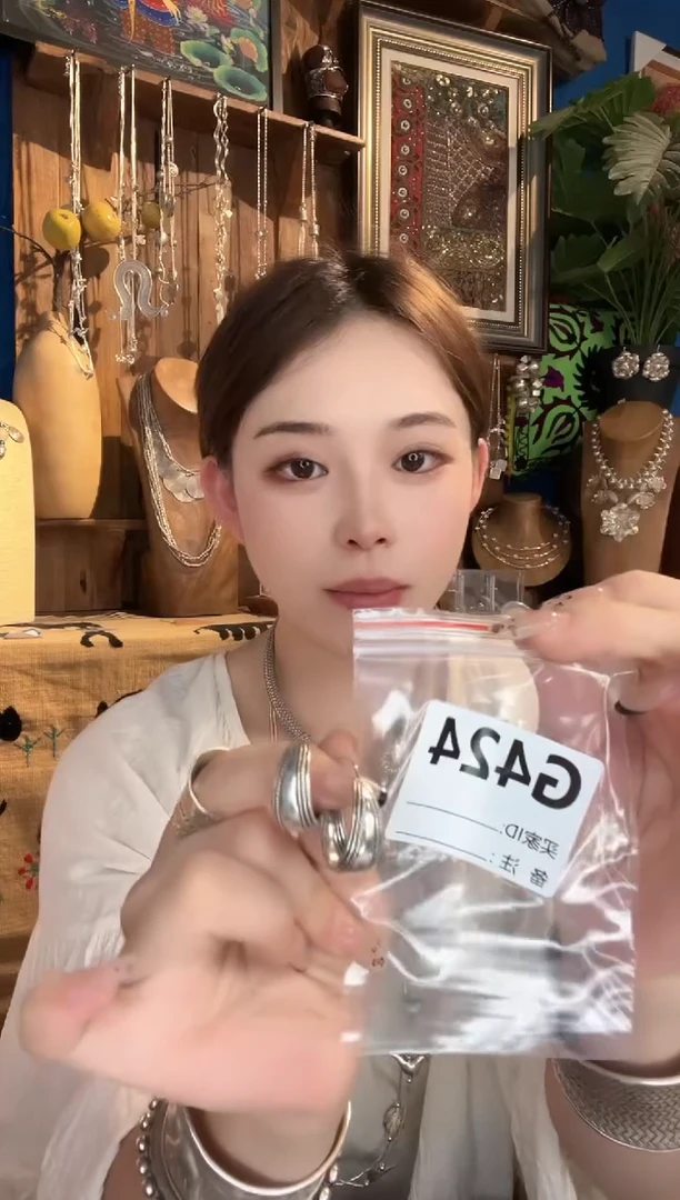 无925银孙*妹耳圈