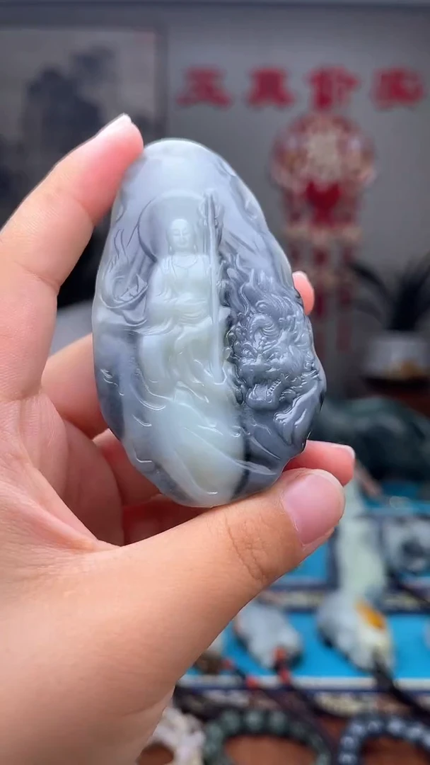 和田玉未镶嵌挂件1