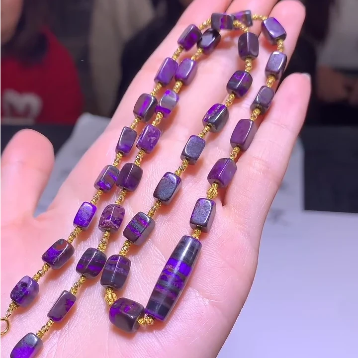 【逍遥】18K舒俱来方形珠珠项链*SSZB/49/多样性发/1件