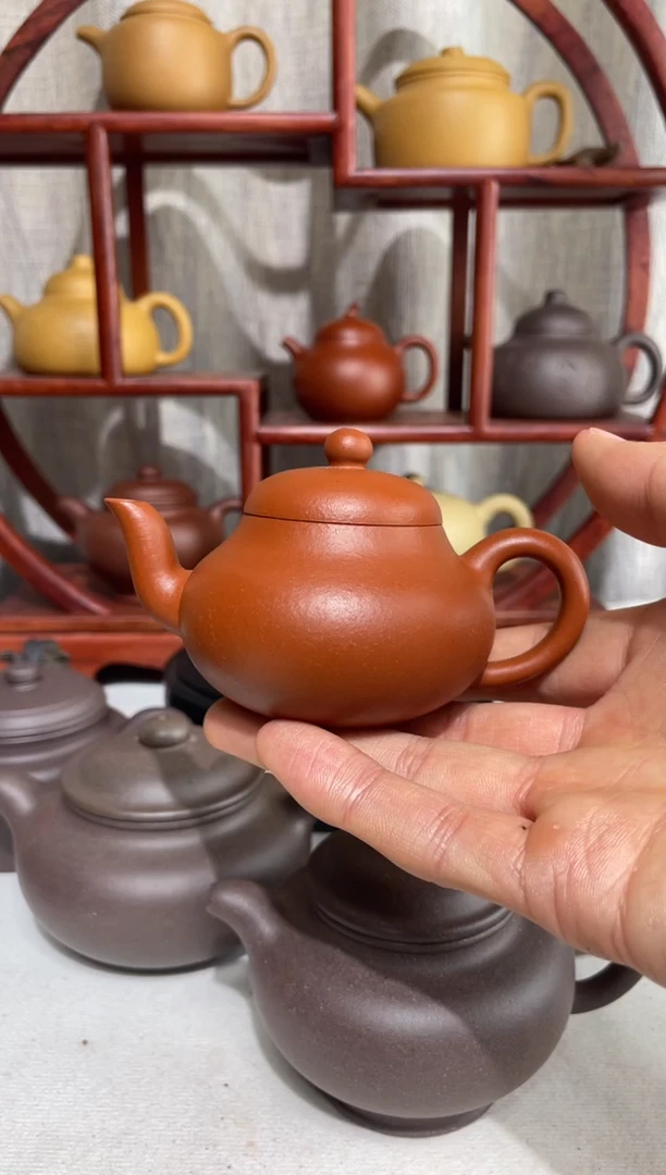 【闪购商品】紫砂茶壶小煤窑红泥梨形90cc