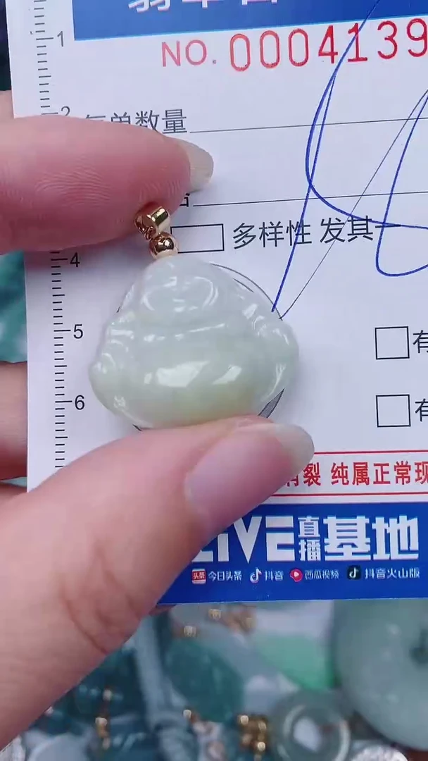 翡翠未镶嵌颈饰00004139