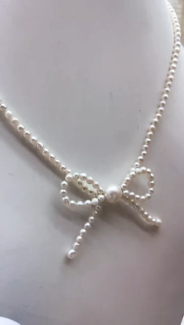 【闪购商品】淡水珍珠颈饰合金】 淡水珍珠