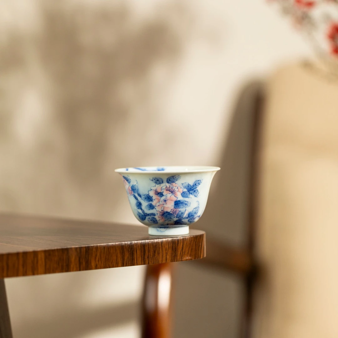 倾予山房 花卉杯