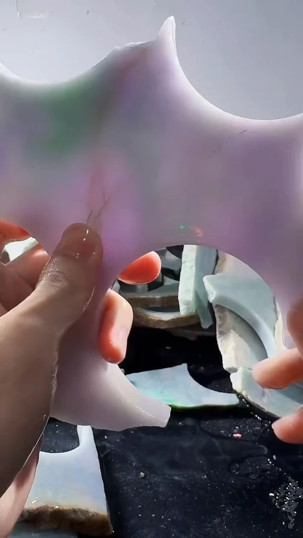 裸石翡翠缅甸翡翠A货文7020
