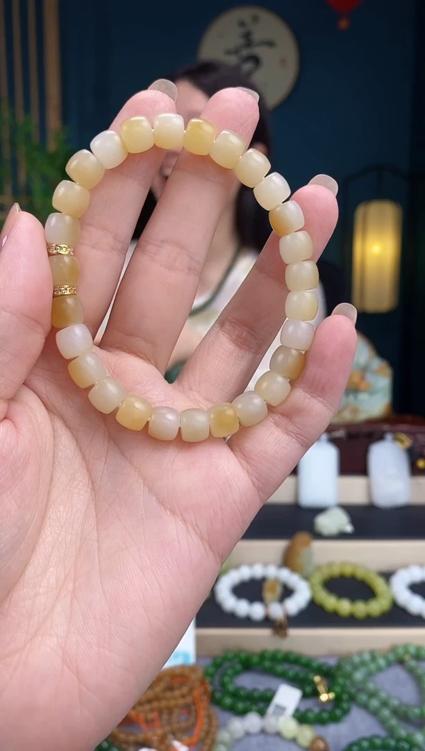 吊坠(不含链)未镶嵌和田玉手串